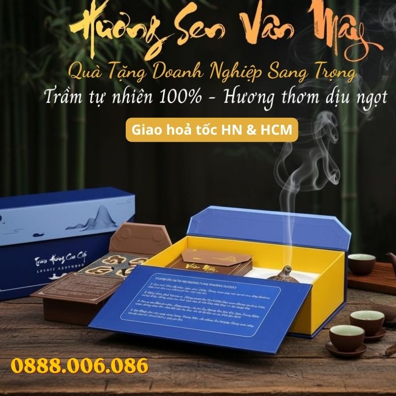 Bí Quyết Gắn Kết Thâm Giao Với Đối Tác Nhờ Quà Tặng Trầm Hương Vân Mây Tinh Tế