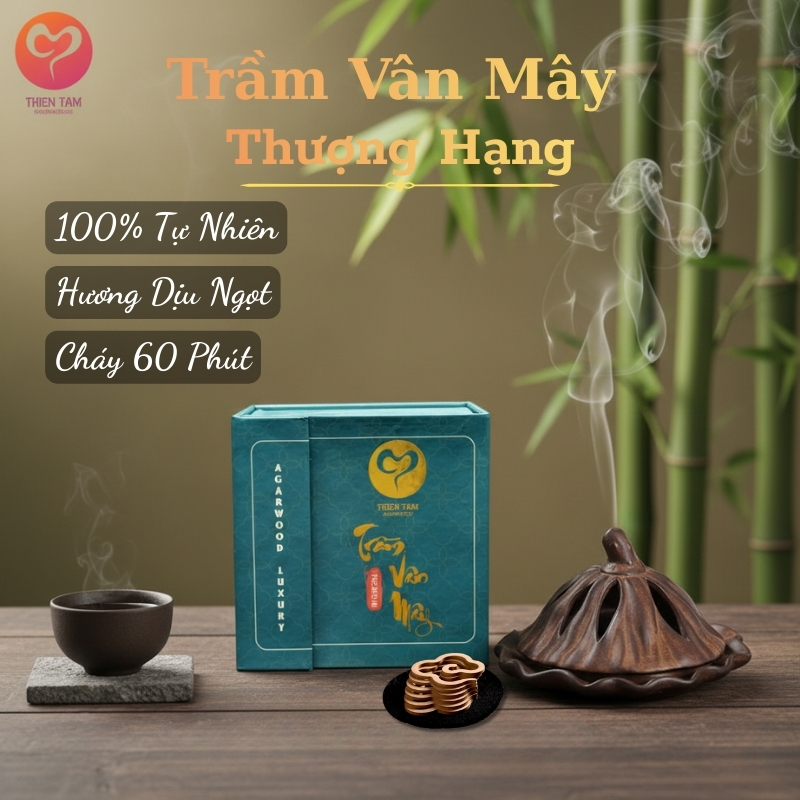 Trầm Hương Vân Mây Thượng Hạng